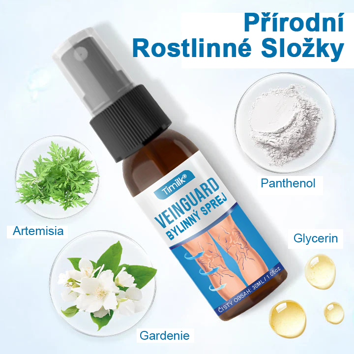 Timilk® VeinGuard bylinný sprej – ✅ Klinicky prokázáno, že odstraní křečové žíly za pouhých 7 dní!💥💥