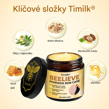 Timilk® BeeLieve Péče o pokožku s lupénkou🐝