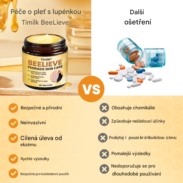 Timilk® BeeLieve Péče o pokožku s lupénkou🐝