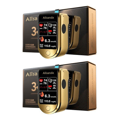 3 v 1 monitor zdraví Bezbolestné testování – extrémně rychlé měření – přesné sledování ✅ Hladina cukru v krvi ✅ Srdeční frekvence ✅ Kyslík v krvi Vše v jednom!