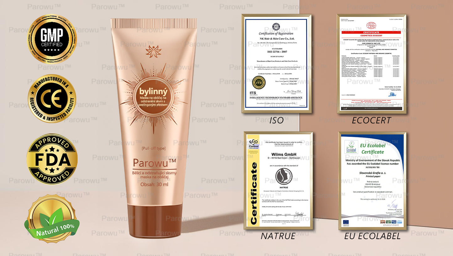 🧡Rowpin® bělící a skvrny odstraňující pleťová maska Vhodná na obličej i tělo - 👩‍⚕️ Přírodní složky trvale odstraňují stařecké skvrny, pihy, sluneční a jaterní skvrny.💥