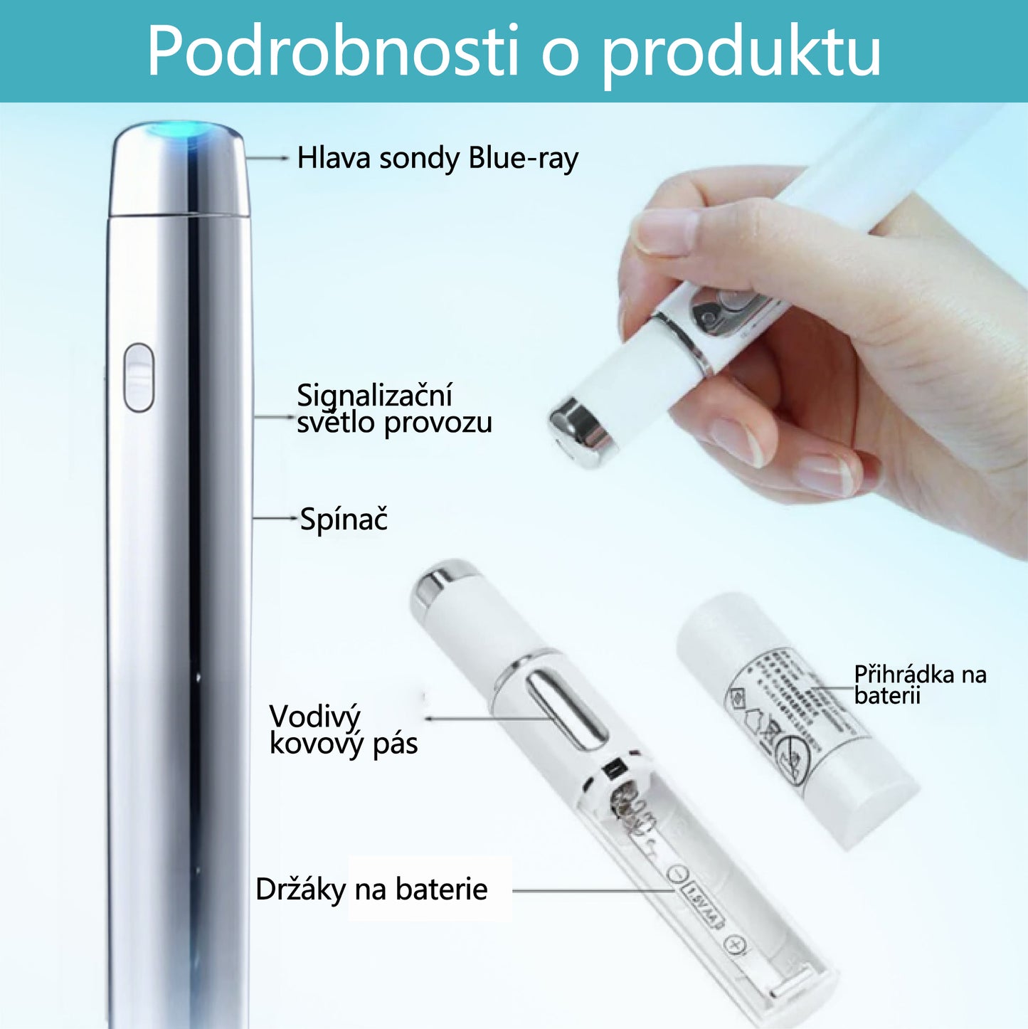 RICPIND® DermaLite Multifunkční laserové pero na odstranění bradavic a obnovu pleti