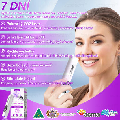 𝐉𝐚𝐬𝐬𝐞𝐞𝐦® Pokročilé neinvazivní pero s CO₂ laserem na opravu pokožky 💕 (šetrně odstraňuje bradavice, mateřská znaménka, stařecké skvrny a kožní značky - bez bolesti a rozruchu!)🌿