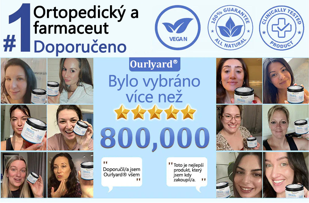 ✅ Schváleno MZČR lékaři | Ourlyard® Hořčíkový krém na úlevu od bolesti kostí a svalů ( Pro artritidu, neuropatii, revmatická onemocnění, svalové křeče, záškuby i sportovní úrazy)