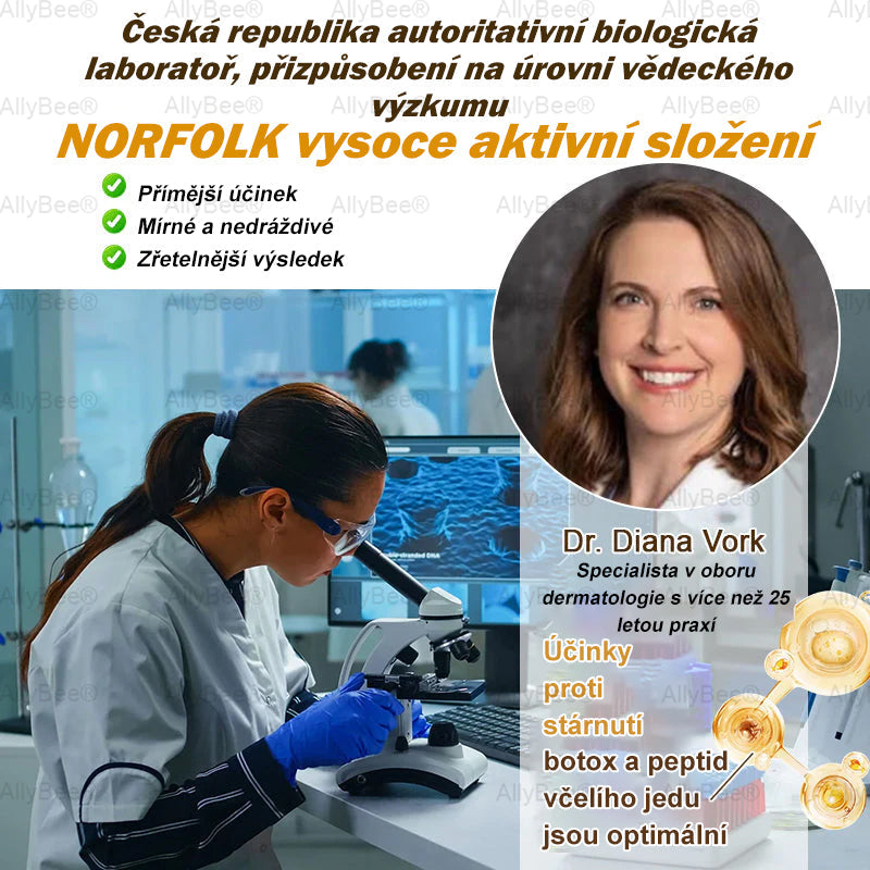 👨‍🔬AllyBee® Botox Krém na ošetření pleti proti stárnutí, hydratační, oprava pleti, vyrovnání tónu pleti, léčba akné a tmavých skvrn, odstraňování bradavic a mateřských znamének