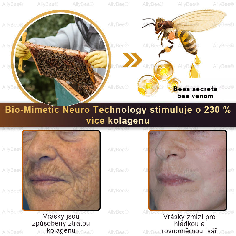 👨‍🔬AllyBee® Botox Krém na ošetření pleti proti stárnutí, hydratační, oprava pleti, vyrovnání tónu pleti, léčba akné a tmavých skvrn, odstraňování bradavic a mateřských znamének