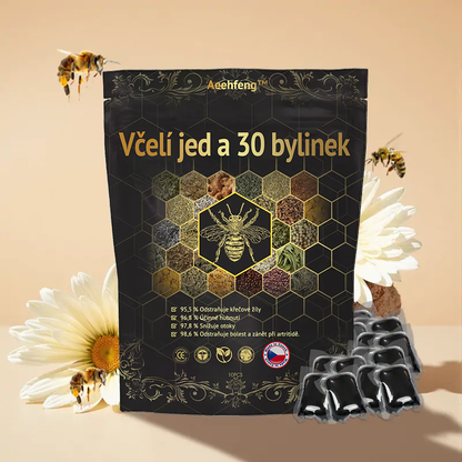 🔥💫 Poslední den na získání slevy 70 %: Aeehfeng®  Včelí jed a 30 bylinek pro detoxikaci nohou a korálky pro tvarování těla  - ✨Doporučeno Evropskou lymfatickou asociací (ELF) ✨🧀