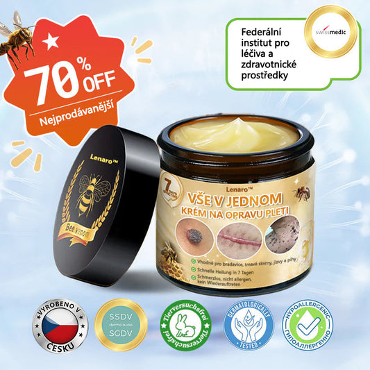 🎇𝐋𝐞𝐧𝐚𝐫𝐨™ Včelí jed všestranný krém, schválený českými dermatology (👩‍ Doporučeno Českou společností pro kožní a pohlavní nemoci CGDV)