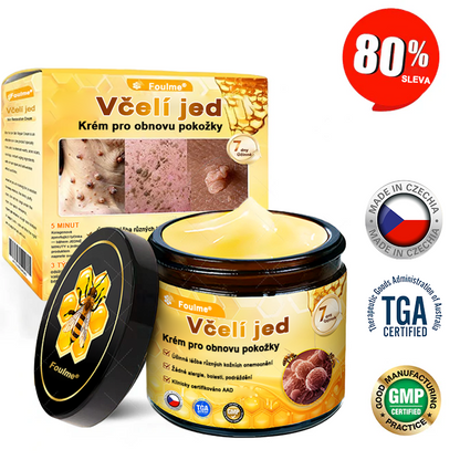 Vyrobeno a odesláno z České republiky ✨Foulme® Obnovující krém se včelím jedem ⏰ POSLEDNÍ DEN SLEVA 80%