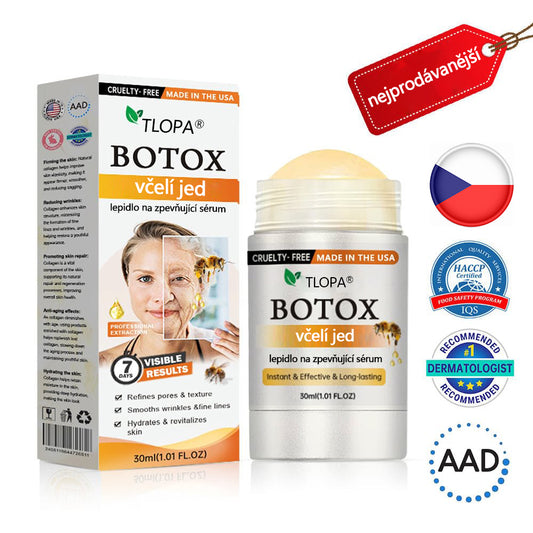 Vyrobeno a odesláno z České republiky✨TLOPA® Zpevňující sérum s botoxem a včelím jedem v tyčince(🔥 POSLEDNÍ DEN SLEVA 70%)💄
