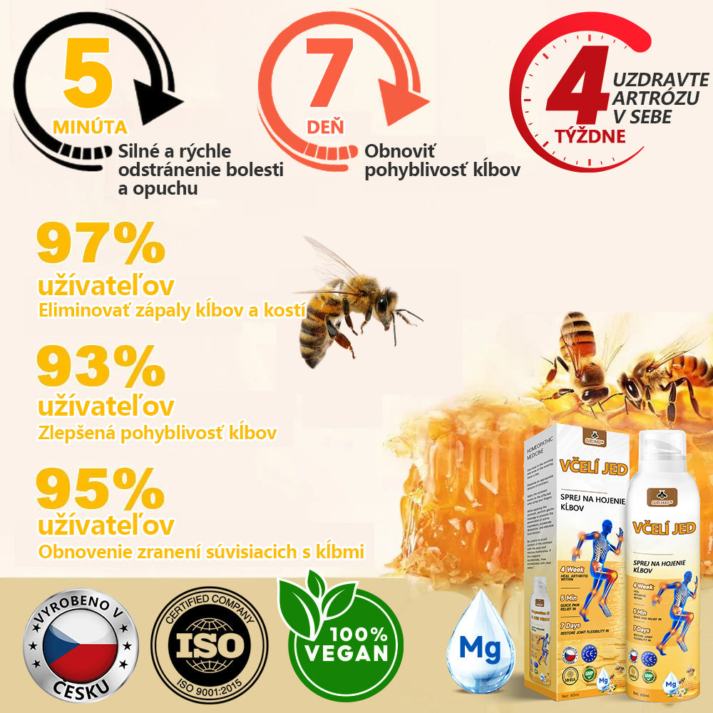 🔥💫Ourlyard™ Hořčíkový olej a včelí jed na hojení kloubů ve spreji👨‍⚕️Cure bolesti kloubů za pouhé 4 týdny, bez zpětného efektu