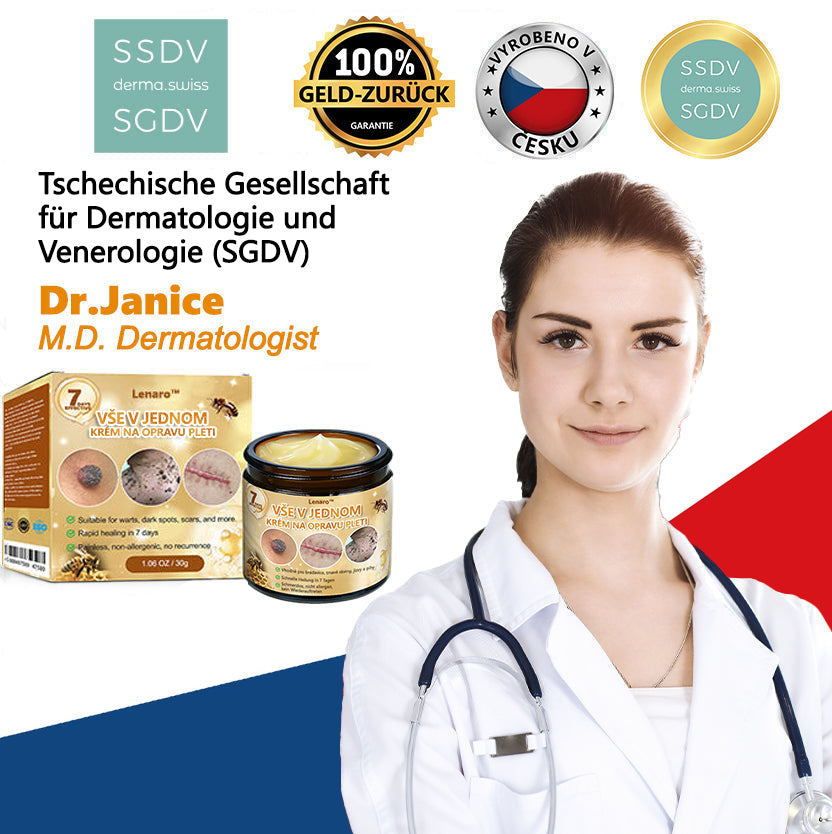 🎇𝐋𝐞𝐧𝐚𝐫𝐨™ Včelí jed všestranný krém, schválený českými dermatology (👩‍ Doporučeno Českou společností pro kožní a pohlavní nemoci CGDV)