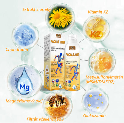 🔥💫Ourlyard™ Hořčíkový olej a včelí jed na hojení kloubů ve spreji👨‍⚕️Cure bolesti kloubů za pouhé 4 týdny, bez zpětného efektu