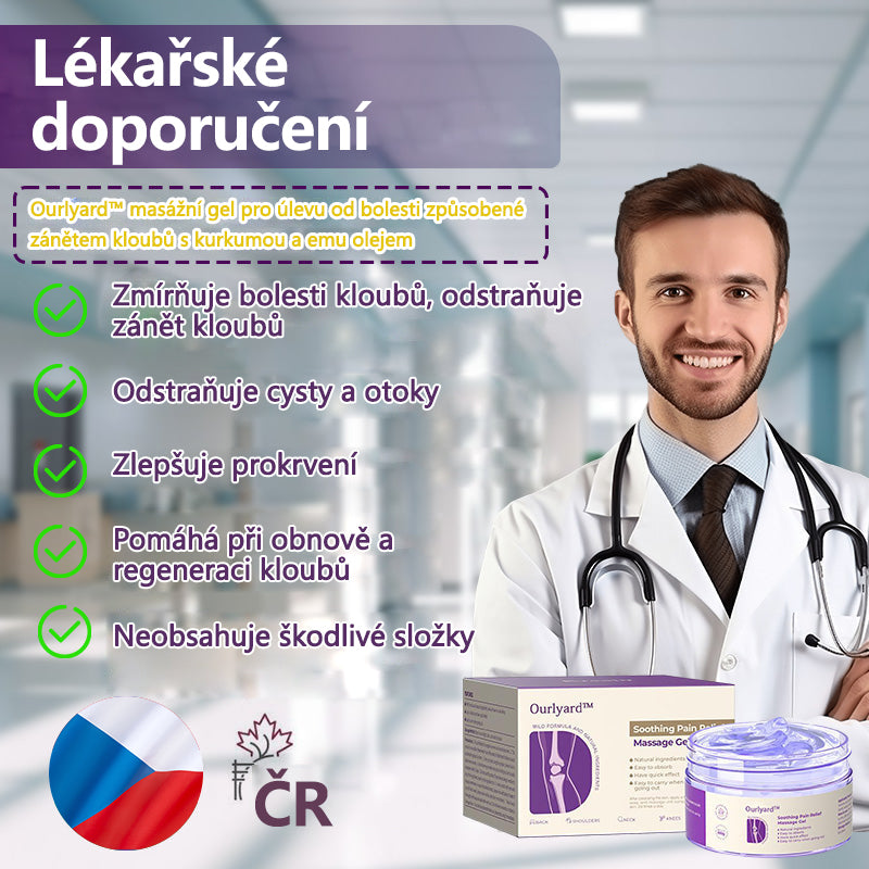 🍀💪OFICIÁLNÍ OBCHOD: Ourlyard™ Gel na masáže proti bolesti s kurkumou a emu olejem pro úlevu od artritidy👨‍⚕️ Schváleno Americkou osteopatickou asociací (IOA)💥💥