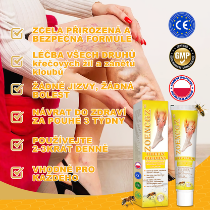 🏆🌈[✨Oficiální značkový obchod✨]Zoencgz™ Krém na léčbu artritidy a křečových žil se včelím jedem（AVLS & ACR DOPORUČUJE）