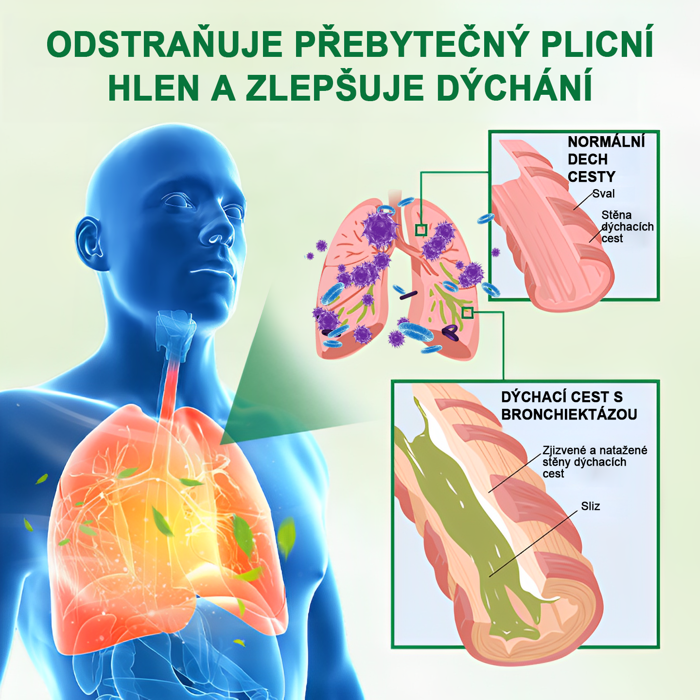 [Oficiální obchod značky] 👨‍⚕️𝐌𝐈𝐐𝐈𝐊𝐎® Pokročilý sprej na čištění plic  (☘️Doporučeno plicními specialisty☘️)