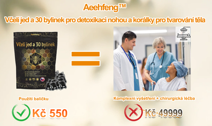 🔥💫 Poslední den na získání slevy 70 %: Aeehfeng®  Včelí jed a 30 bylinek pro detoxikaci nohou a korálky pro tvarování těla  - ✨Doporučeno Evropskou lymfatickou asociací (ELF) ✨🧀