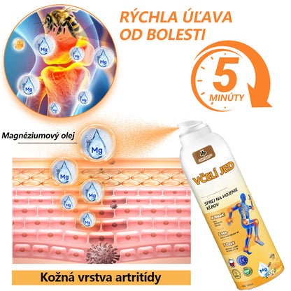 🔥💫Ourlyard™ Hořčíkový olej a včelí jed na hojení kloubů ve spreji👨‍⚕️Cure bolesti kloubů za pouhé 4 týdny, bez zpětného efektu