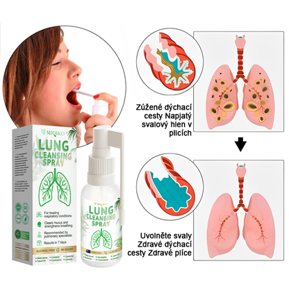 [Oficiální obchod značky] 👨‍⚕️𝐌𝐈𝐐𝐈𝐊𝐎® Pokročilý sprej na čištění plic  (☘️Doporučeno plicními specialisty☘️)