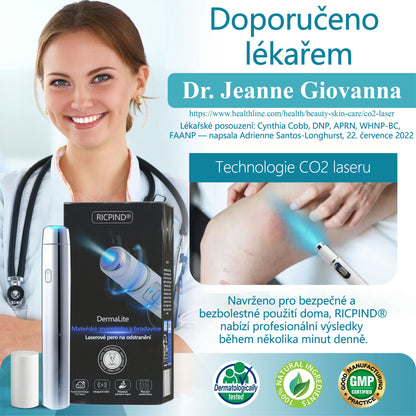 RICPIND® DermaLite Multifunkční laserové pero na odstranění bradavic a obnovu pleti