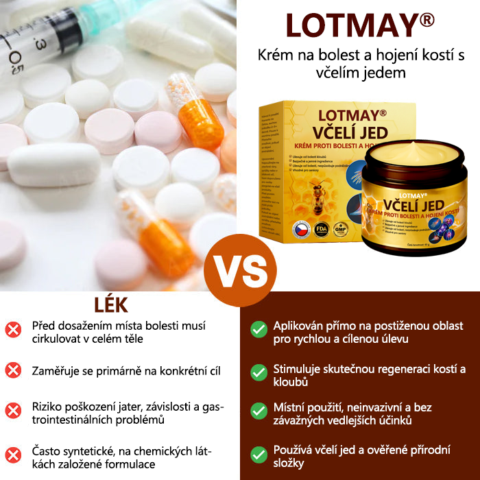 LOTMAY® Krém na hojení kostí proti bolesti se včelím jedem✨✨