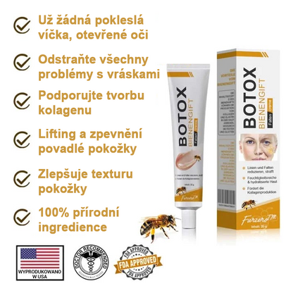 (💟Vyrobeno a odesláno z České republiky✅) Furzero™ Botox včelí jed krém na odstranění vrásek - POSLEDNÍ DEN 70% SLEVA