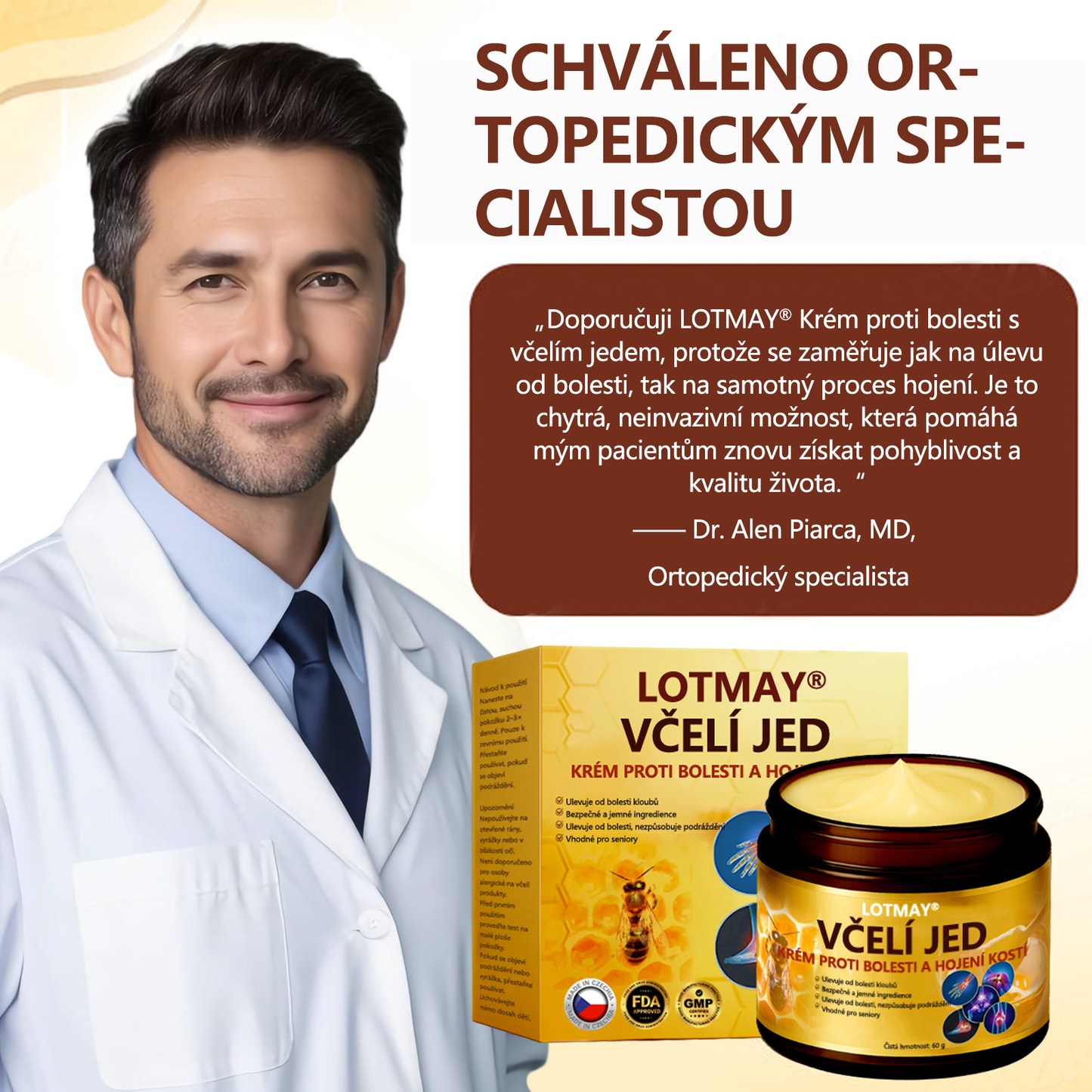 LOTMAY® Krém na hojení kostí proti bolesti se včelím jedem✨✨