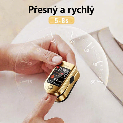 3 v 1 monitor zdraví Bezbolestné testování – extrémně rychlé měření – přesné sledování ✅ Hladina cukru v krvi ✅ Srdeční frekvence ✅ Kyslík v krvi Vše v jednom!