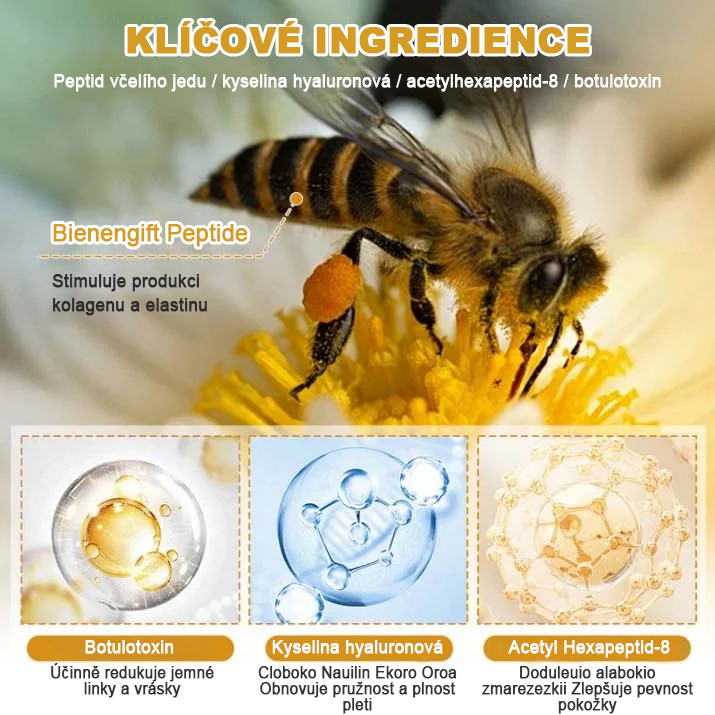 (💟Vyrobeno a odesláno z České republiky✅) Furzero™ Botox včelí jed krém na odstranění vrásek - POSLEDNÍ DEN 70% SLEVA