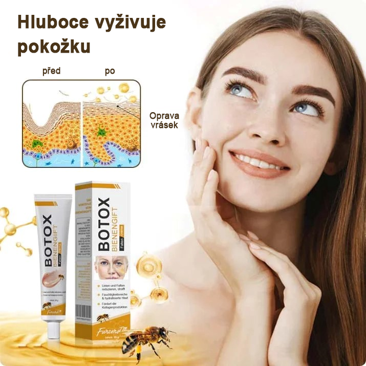 (💟Vyrobeno a odesláno z České republiky✅) Furzero™ Botox včelí jed krém na odstranění vrásek - POSLEDNÍ DEN 70% SLEVA