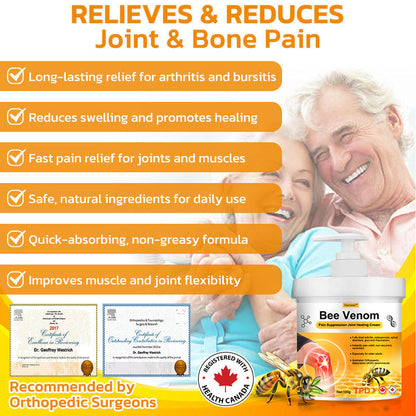 Furzero™ Krém na potlačení bolesti kloubů s včelím jedem (👩🏼‍⚕️AOA doporučuje)