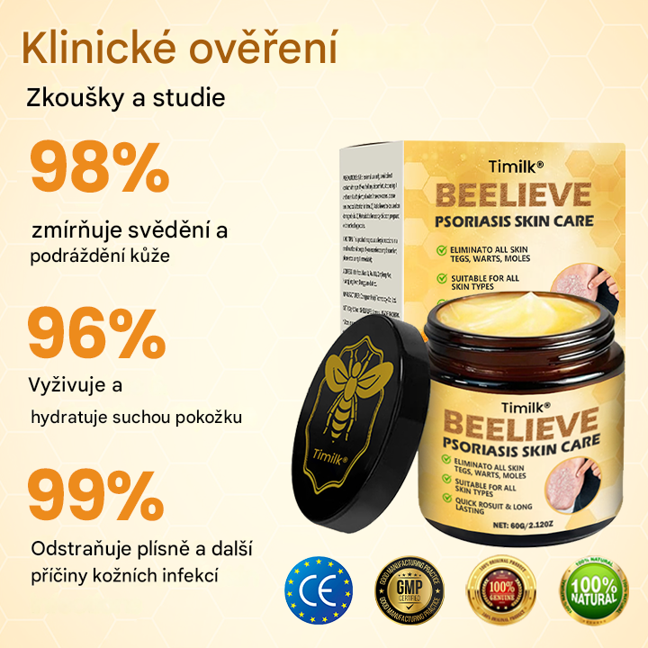 Timilk® BeeLieve Péče o pokožku s lupénkou🐝